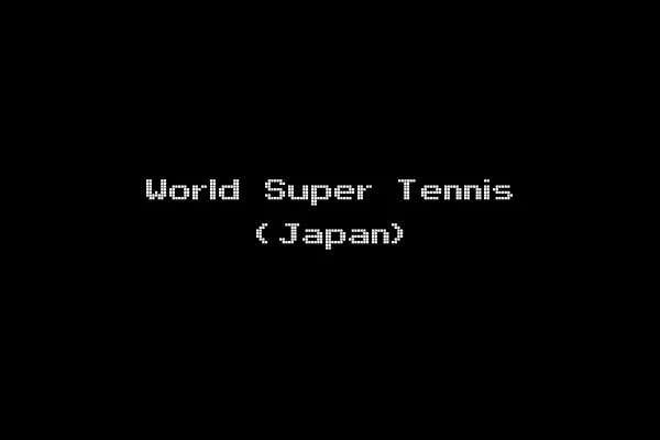 World Super Tennis (Japan)