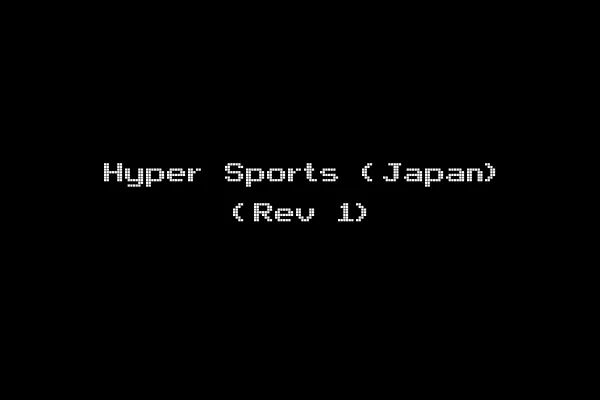 Hyper Sports (Japan) (Rev 1)