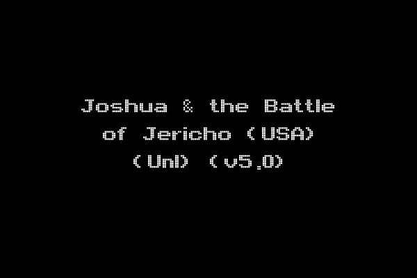 Joshua & the Battle of Jericho (USA) (Unl) (v5.0)