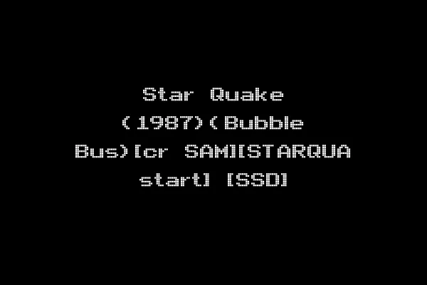 Star Quake (1987)(Bubble Bus)[cr SAM][STARQUA start] [SSD]