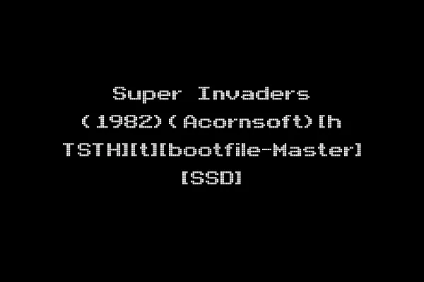 Super Invaders (1982)(Acornsoft)[h TSTH][t][bootfile-Master] [SSD]