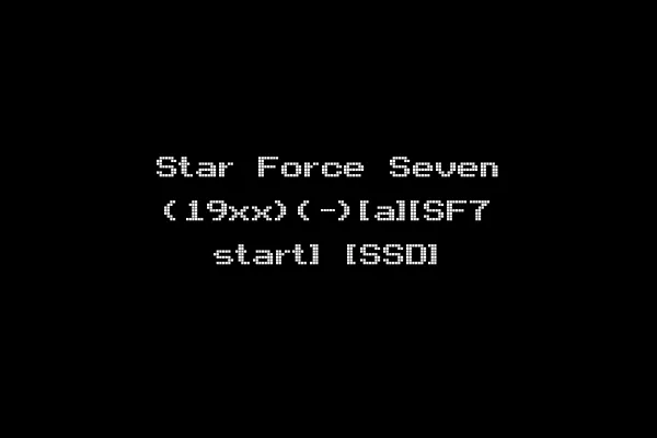 Star Force Seven (19xx)(-)[a][SF7 start] [SSD]