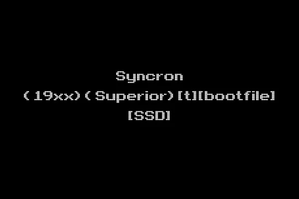 Syncron (19xx)(Superior)[t][bootfile] [SSD]