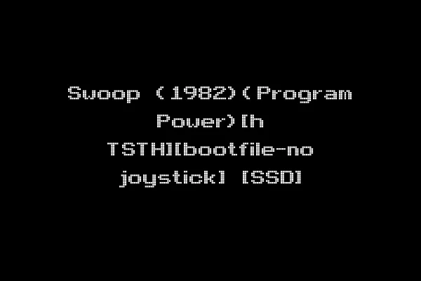 Swoop (1982)(Program Power)[h TSTH][bootfile-no joystick] [SSD]