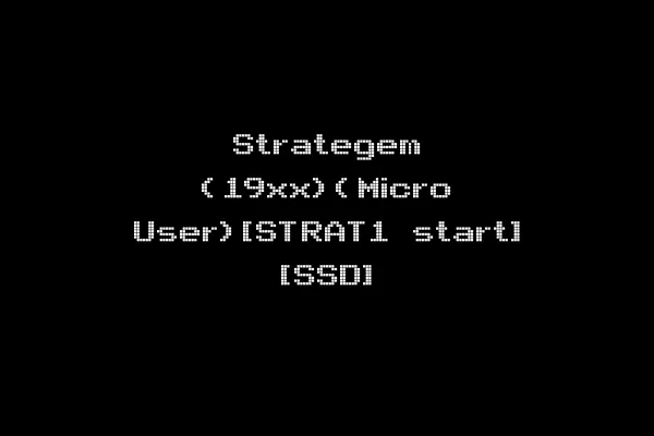 Strategem (19xx)(Micro User)[STRAT1 start] [SSD]