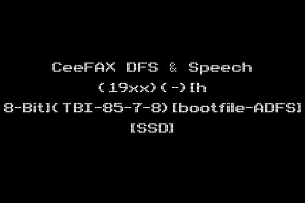 CeeFAX DFS & Speech (19xx)(-)[h 8-Bit](TBI-85-7-8)[bootfile-ADFS] [SSD]