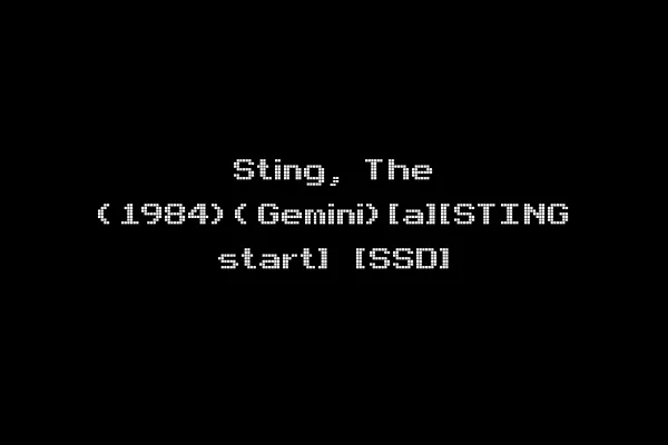 Sting, The (1984)(Gemini)[a][STING start] [SSD]
