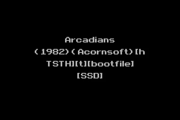 Arcadians (1982)(Acornsoft)[h TSTH][t][bootfile] [SSD]