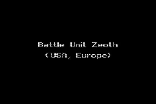 Battle Unit Zeoth (USA, Europe)