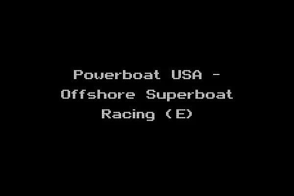 Powerboat USA - Offshore Superboat Racing (E)