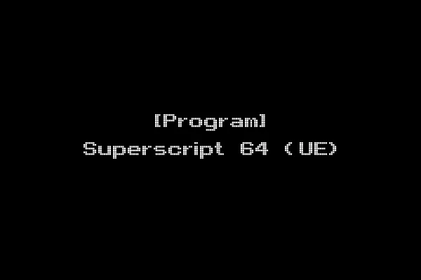 [Program] Superscript 64 (UE)