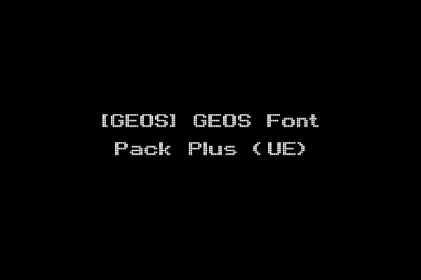 [GEOS] GEOS Font Pack Plus (UE)