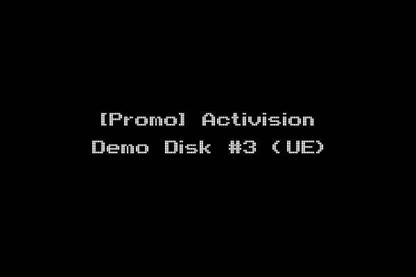 [Promo] Activision Demo Disk #3 (UE)