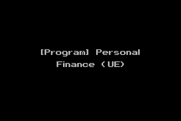 [Program] Personal Finance (UE)
