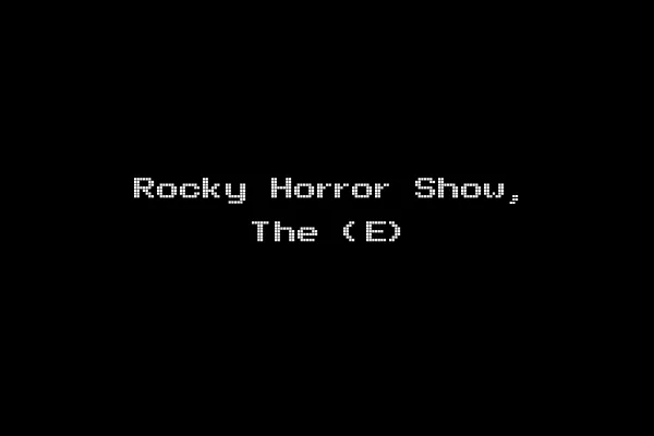 Rocky Horror Show, The (E)
