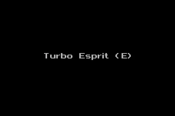 Turbo Esprit (E)