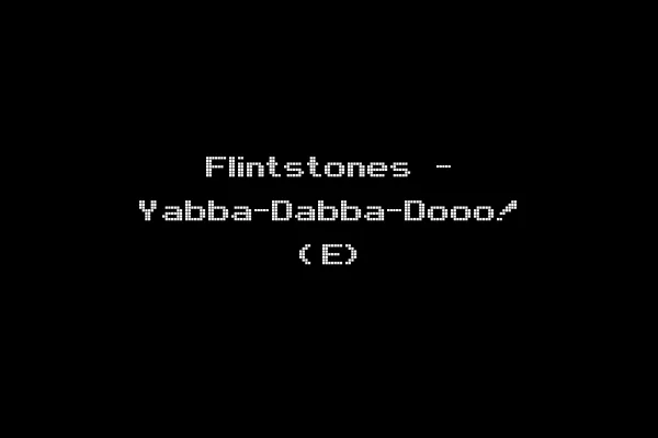 Flintstones - Yabba-Dabba-Dooo! (E)