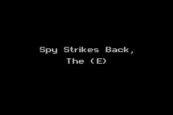 Spy Strikes Back, The (E)