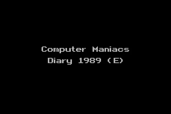 Computer Maniacs Diary 1989 (E)