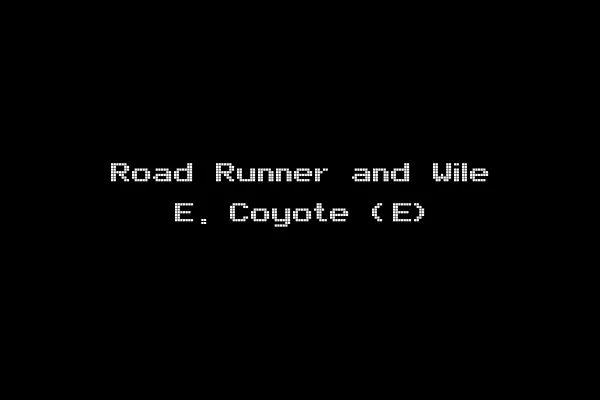 Road Runner and Wile E. Coyote (E)