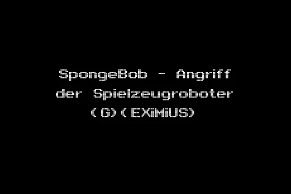 SpongeBob - Angriff der Spielzeugroboter (G)(EXiMiUS)