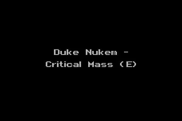 Duke Nukem - Critical Mass (E)