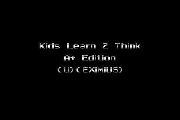 Kids Learn 2 Think A+ Edition (U)(EXiMiUS)