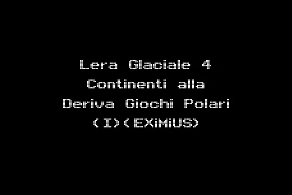 Lera Glaciale 4 Continenti alla Deriva Giochi Polari (I)(EXiMiUS)