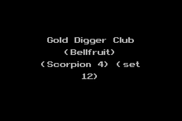 Gold Digger Club (Bellfruit) (Scorpion 4) (set 12)
