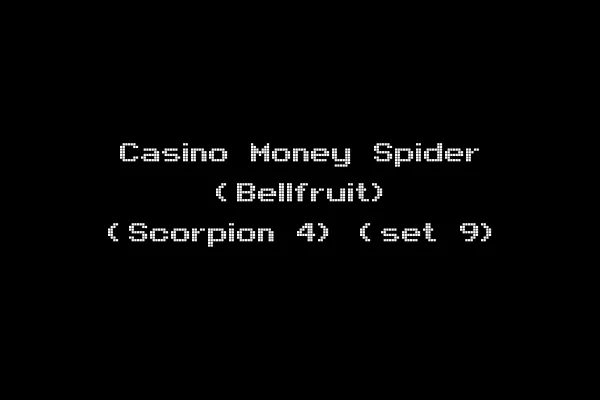 Casino Money Spider (Bellfruit) (Scorpion 4) (set 9)