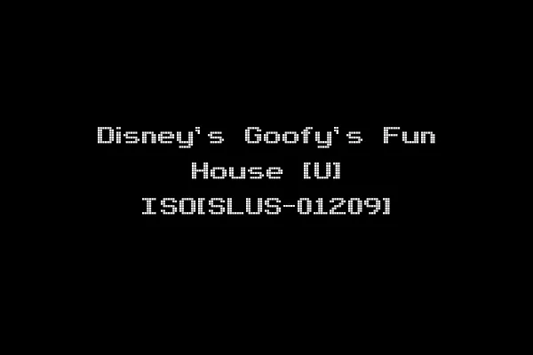 Disney's Goofy's Fun House [U] ISO[SLUS-01209]