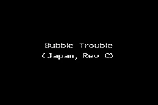 Bubble Trouble (Japan, Rev C)