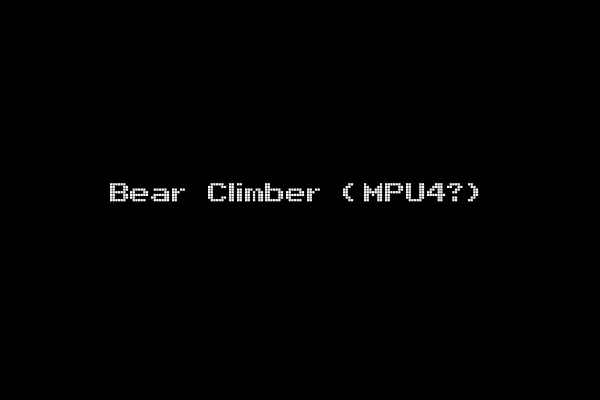 Bear Climber (MPU4?)