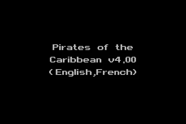 Pirates of the Caribbean v4.00 (English,French)
