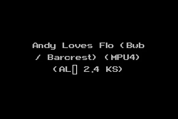 Andy Loves Flo (Bwb / Barcrest) (MPU4) (AL_ 2.4 KS)