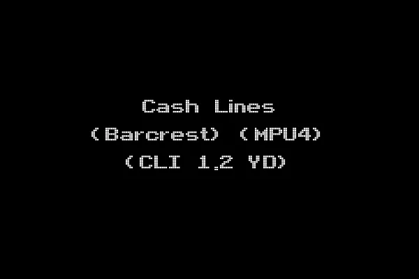 Cash Lines (Barcrest) (MPU4) (CLI 1.2 YD)