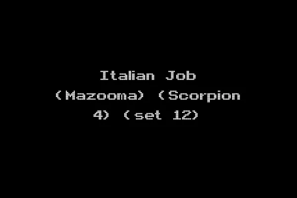 Italian Job (Mazooma) (Scorpion 4) (set 12)