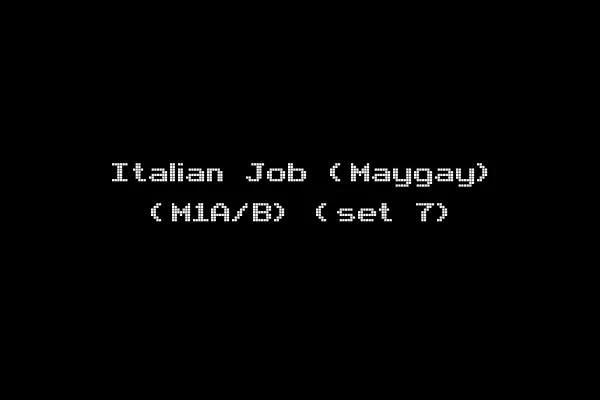 Italian Job (Maygay) (M1A/B) (set 7)