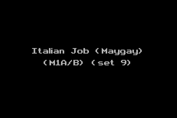 Italian Job (Maygay) (M1A/B) (set 9)