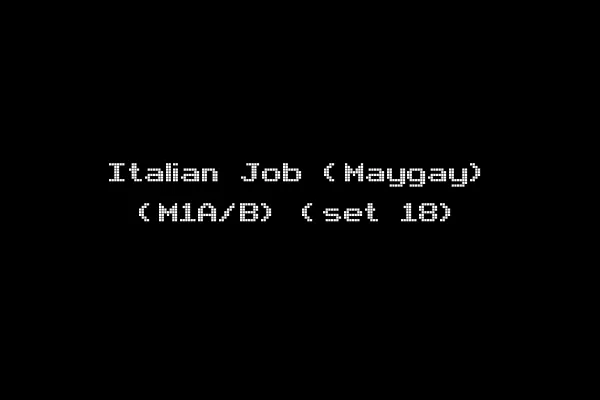 Italian Job (Maygay) (M1A/B) (set 18)