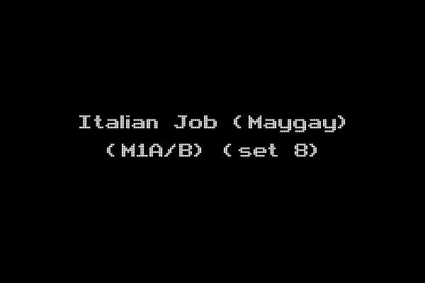 Italian Job (Maygay) (M1A/B) (set 8)