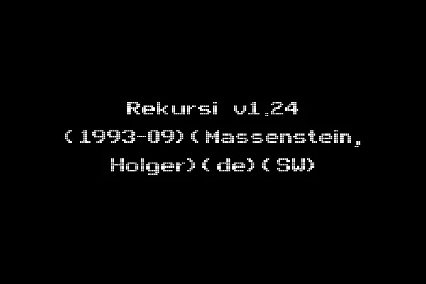 Rekursi v1.24 (1993-09)(Massenstein, Holger)(de)(SW)