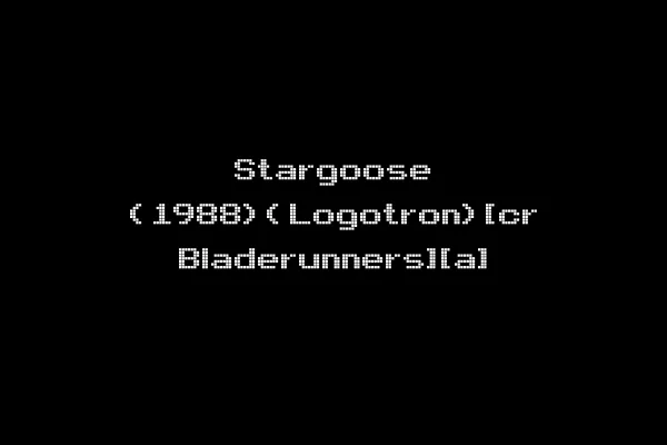 Stargoose (1988)(Logotron)[cr Bladerunners][a]