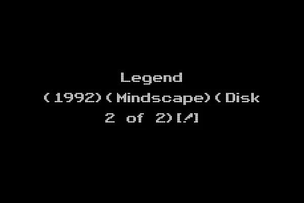 Legend (1992)(Mindscape)(Disk 2 of 2)[!]