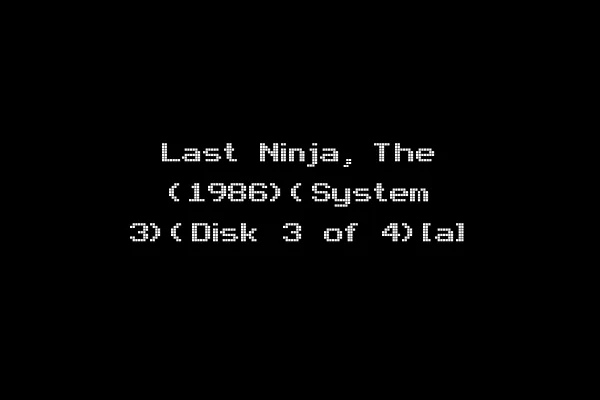 Last Ninja, The (1986)(System 3)(Disk 3 of 4)[a]