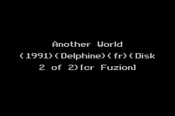 Another World (1991)(Delphine)(fr)(Disk 2 of 2)[cr Fuzion]