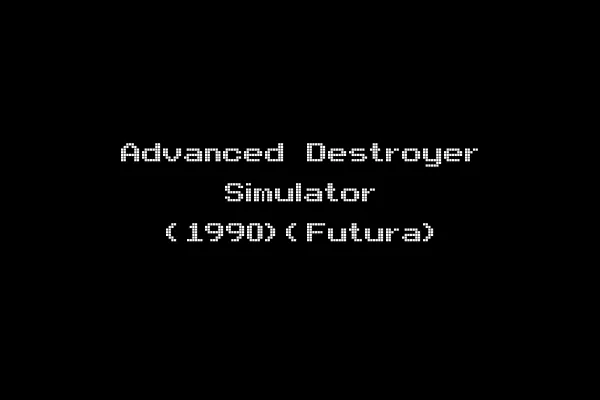 Advanced Destroyer Simulator (1990)(Futura)