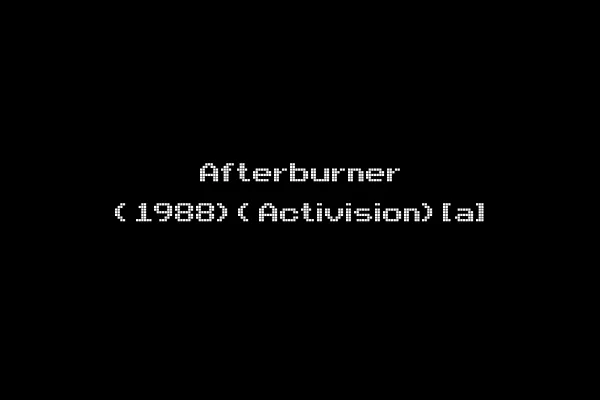 Afterburner (1988)(Activision)[a]