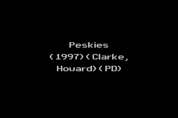 Peskies (1997)(Clarke, Howard)(PD)