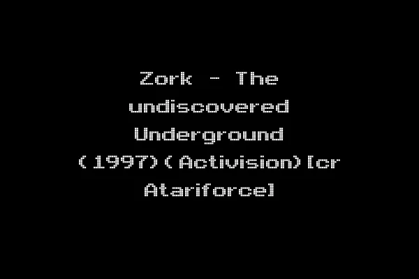 Zork - The undiscovered Underground (1997)(Activision)[cr Atariforce]